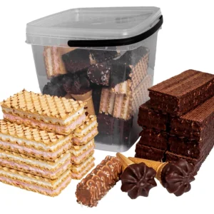 Schaumwaffelsortiment im Eimer