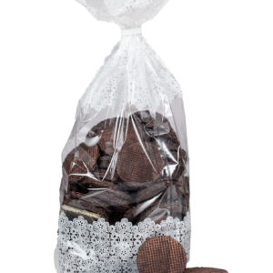 Rundwaffeln mit Vanillecremefüllung und kakaohaltiger Fettglasur