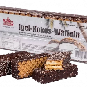 Igel-Kokos Waffeln - 4 Stück
