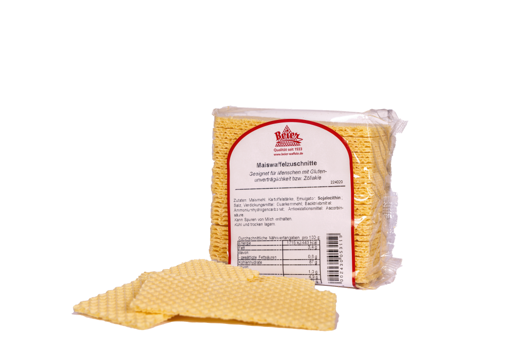 Maiswaffelzuschnitte
